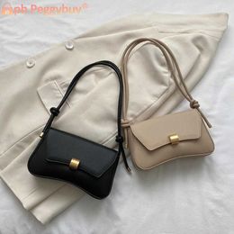 knot Tote Bag Crossbody Bag Women Shopper Purse Solid Underarm Bag Elegant Handbag Persality Metal Lock Buckle Armpit 33Js#