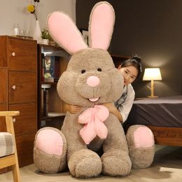 Dolls Giant Lovely Rabbit Plush Toy Soft Cartoon Animal Big Ear Bunny Doll Stuffed Baby Accompany Pillow Kawaii Birthday Gifts