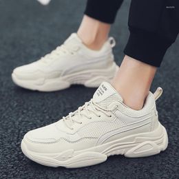Fitness Shoes Casual Man For Men Mesh Breathable Sports Running Dad White Board Tenis Trainers Fashion Sneakers