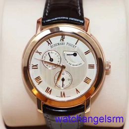 AP Wrist Watch Chronograph Mens Millennium Series Manual Mechanical 18k Rose Gold Watch 25955OR.OO.D002CR.01