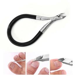 Spiral Spring Cuticle Trimmer Nippers Cleaner Nail Gap Remover Dead Skin Rescue Hangnail Paronychia Manicure Tools