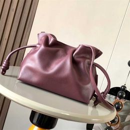 Tote bag high definition Luxury flamenco drawstring cloud head cowhide mini lucky puzzle one crossbody womens