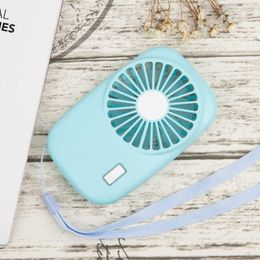 Portable Air Coolers USB charging mini fan outdoor portable student and child ultra-thin handheld hanging neck pocket camera fan Y240422