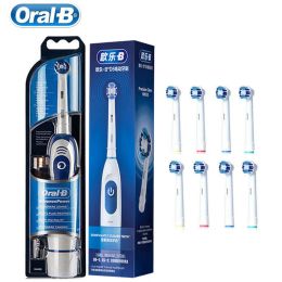 Heads Oral B Sonic Electric Toothbrush Rotary Precision Deep Clean Teeth White DB4010 Adult Tooth Brush + 4/8 Replaceable Brush Head