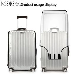 Accessories 2030inch Clear Suitcase Cover Protector Transparent Luggage Cover PVC Protective Suitcase Cover Waterproof for Wheeled Suitcase