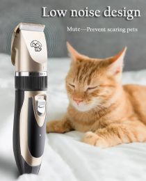 Clippers Dog Clippers Lownoise Pet Grooming Tool Cat Animal Hair Cutter Trimmer Haircut Shave perros y gatos de pelo maquina afeitadora