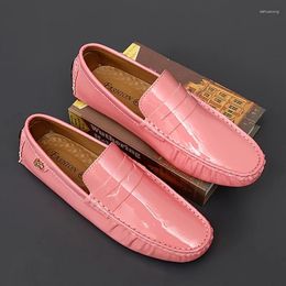 Casual Shoes For Men Soft Man Comfortable Loafers Moccasins Driving Shoe Male Rubber Sole Big Size 35-48