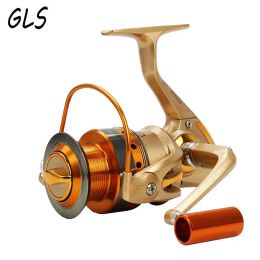 Accessories 2024 New 5009000series12BB 5.5:1 Spining reel Full Metal Fishing wheel Rotate the spool Fishing reel