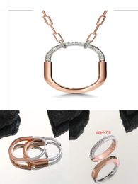 new 18k gold 925 silver plated necklaces ring necklace for women teen girls trendy set chain bracelet fashion Party Mother Engagement Jewellery gifts ladies cool
