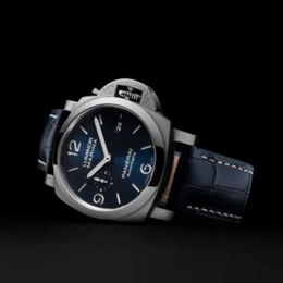 Panerai Luminor Watch Mens Watches Panerai Lumino Series 44mm Automatic Mechanical Business Suit Swiss Blue Disc Belt Pam01313 Yk5x