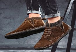 Stivali Work 2021 scarpe per il tempo libero sneaker da uomo Hombre Bota Casual de Black Sneaker Man per para botas mocassini boot italiano2169873