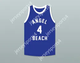 CUSTOM ANY Name Number Mens Youth/Kids PEE WEE MORRIS 4 ANGEL BEACH GATORS BLUE BASKETBALL JERSEY PORKY'S REVENGE TOP Stitched S-6XL