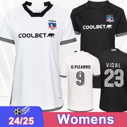 24 25 Colo Colo Womens Soccer Jerseys D.PIZARRO BOLADOS GIL FUENTES PALACIOS PAVEZ WIEMBERG BENEGAS VIDAL Home Away Football Shirt Uniforms