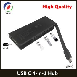Hubs USB C 4in1 Hub Type C Hub to VGA Adapter Docking Station USB 3.1 for Lenovo ThinkPad T14 X13 X390