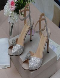 Rhinestone highheeled sandals women039s summer new fairy style fish mouth stiletto wedding shoes bridesmaid shoes5287121