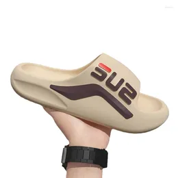 Sandals Slippers For Men Summer Flip Flops Beach Sandalias EVA Indoor Slides Thick Bottom House Man Garden Shoes