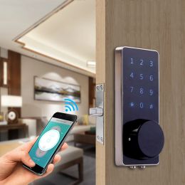 Control SZBestWell Home Smart Fingerprint Digtial Touch Screen Password Door Lock Deadbolt Door Lock Unlock by Wifi Buletooth App