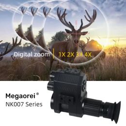 Scopes Megaorei NK007S Infrared Night Vision Scope 850nm Monocular Device 4X Zoom NV Optical Sight Scopes hunting accessories