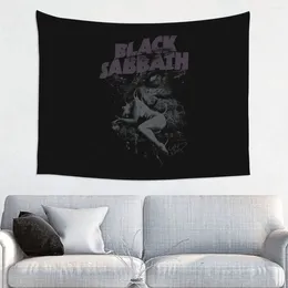 Tapestries Black Sabbathe Tapestry Wall Hanging Printed Fabric Music Fantasy Decoration Room Home Decor Tapiz