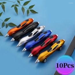 10Pcs/Lot Personalised Car Ballpoint Pen School Pens For Writing To Write Kawaii Stationery Ball Point