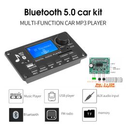 Player DC 12V MP3 Decoder Board Amplifier Car radio receiver mp3 player bluetooth V5.0 USB SD Module MP3 FM AUX Recording For Speaker