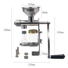 Pressers Hot Selling Mini Manual Oil Press Machine Hand Operated Oil Making Machine Price