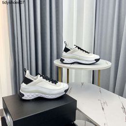 2023 New Dad Little Fragrant chanells Panda Air Cushion Colored Anti slip Soft Sole Casual Increase Thick Sole Sports Shoes