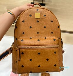 Luxury backpack Leather Crossbody Shoulder schoolbag large capacity womens mens back pack clutch Bags totes 3size handbags Book School bags