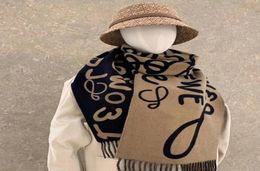 Scarves Luxury Winter for Ladies and men Designer Letter Graffiti Style Mens Highend Scarf Fashion Women Wool Print tassels Shawl3759284