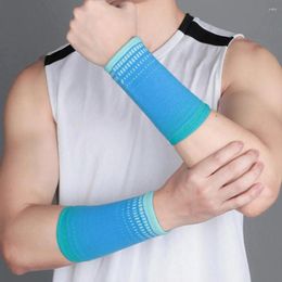 Wrist Support Sports Wristband Compression Protective Nylon Knit Brace Sweat Bands For Workout