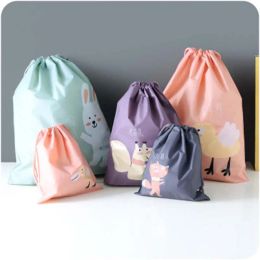 Bags Waterproof Drawstring Underwear Shoes Bag Travel Storage Pouch Travel cosmetic Storage Bags Sundries Organiser For Cloth Bag 1PC