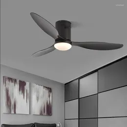 Inch Modern Fashion Decorative Without Light DC Ceiling Fan With Remote Control White ABS Fans Ventilador