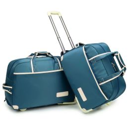 Bags Fashion Rolling Travel Suitcase Luggage Bag Trolley Case with Wheels Waterproof Folding Luggage Men Women Handbags