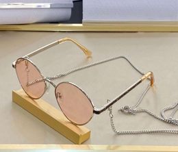 Fashion SilverPink Flash Sunglasses for Women Chain gafa de sol ladies Design Sun glasses Shades UV400 Protection Eyewear with bo3664167