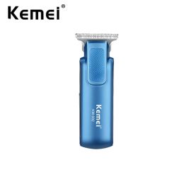 Clippers Kemei Electric Hair Clipper Mini Portable Hair Trimmer Rechargeable Cutting Machine Beard Barber Razor Men Style Tools KM592