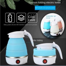 Kettles Folding Water Bottle Household Travel Abroad Portable Dormitory Insulation Water Bottle Mini Automatic Power Off