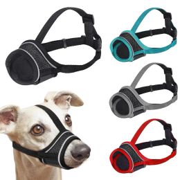 Deterrents Dog Muzzle Breathable Adjustable Comfortable Pet Muzzle Antichewing Antibiting Dog Muzzle Pet Supplies