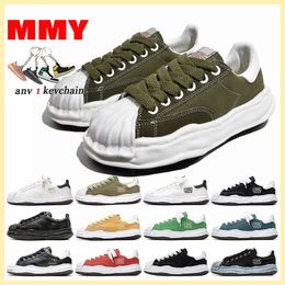 2024 Free Shipping Maison Mihara MMY Yasuhiro Hank Low Top Sneakers Flats Shoes Unisex Canvas Trainer Lace-Up Trim Shaped Toe For Women Designer Sneakers