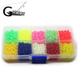 Accessories 1000pcs/set Carp Fishing Lures Fishing Beads 5mm Plastic Floating Fishing Beads Luminous Carp Fishing Accessories