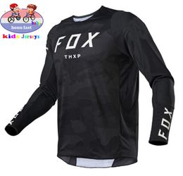2021 New Kids Quick Dry Motocross Jersey Downhil Mountain Bike DH Shirt MX Motorcycle Clothing thxp cool and refreshing MTB jersey2571594