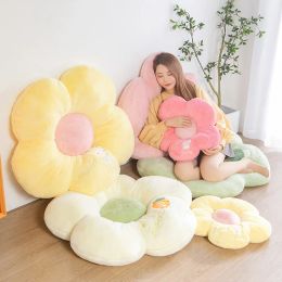 Dolls 90cm Big Size Beautiful Flower Plush Pillow Toy Soft Cartoon Plant Sunflower Stuffed Doll Chair Sofa Cushion Birthday Gifts