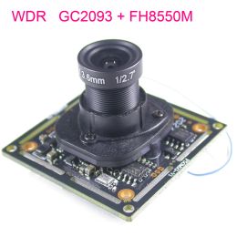 Lens AHDH 1080P, WDR , 1/2.7" GalaxyCore GC2093 CMOS sensor + FH8550 camera PCB board module +M12 Lens +IRCut +OSD cable