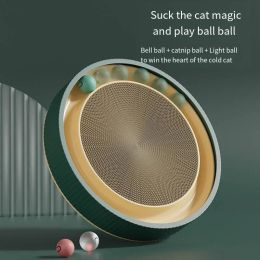 Toys Round Cat Scratching Board Anti Cat Scratcher with Ball Pet Cat Toys Funny Sharpen Nails Scraper Can Replace Nest For Cats