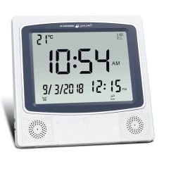 Clothing Muslim Alarm clock LCD Screen Azan Clock Multilanguages Hijir Gregorian Calendars Muslim Prayer Desk Wall clcok