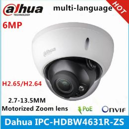 Lens Dahua IPCHDBW4631RZS IP Camera 2.7mm ~13.5mm varifocal motorized lens 6MP IR50M with sd Card slot POE network camera