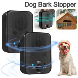 Repellents Dog Bark Stopper Deterrents Ultrasonic Stopper Bark Dog Repeller Pet Training Stop Barking Anti Noise Device Pet Supplies