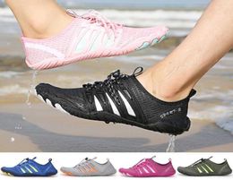 Unisex Aqua Shoes Men039s Quickdry Surfing Shoes Outdoor Breathable Mesh Womens Water Shoes Beach Sneakers X07284280774