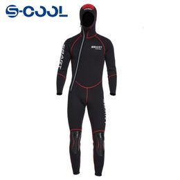 Premium Neoprene Wetsuit m Men Scuba Diving Thermal Winter Warm Wetsuits Full Suit Swimming Surfing Kayaking Equipment 240409