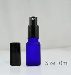 Storage Bottles Wholesale High Quality 10ml Matte Glass Bottle 100pcs/lot 4 Colour Premium Emulsion Jar