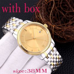 Watch High quality watch luxury watch designer brand watch gold watch size 38MM 904L stainless steel watch sapphire glass watch Mens Watch butterfly fly watch Ladies